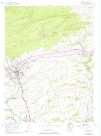 Hamburg 1956 topographic map thumbnail