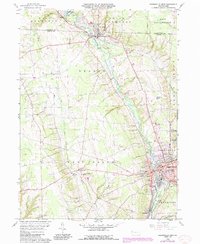 Greenville West 1958 topographic map thumbnail