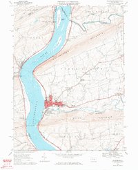Millersburg 1969 topographic map thumbnail