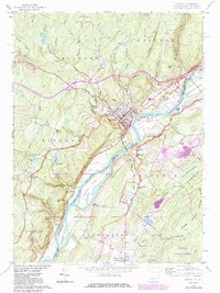 Milford 1958 topographic map thumbnail