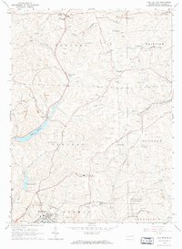 East Butler 1964 topographic map thumbnail