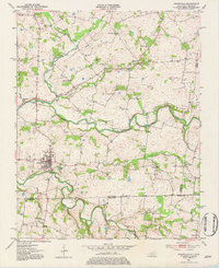 Adairville 1951 topographic map thumbnail