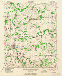 Adairville 1951 topographic map thumbnail