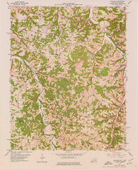 Adolphus 1954 topographic map thumbnail
