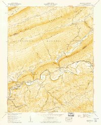 Broadford 1958 topographic map thumbnail