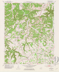 Allegre 1952 topographic map thumbnail