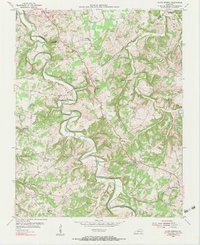 Allen Springs 1954 topographic map thumbnail