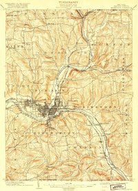 Binghamton 1904 topographic map thumbnail