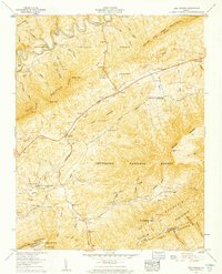 Elk Garden 1958 topographic map thumbnail