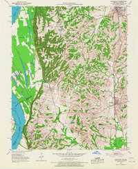 Arlington 1951 topographic map thumbnail