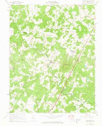 Earlysville 1965 topographic map thumbnail