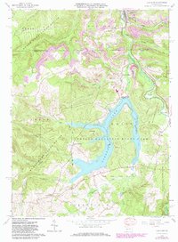 Coalport 1961 topographic map thumbnail