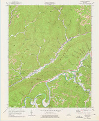 Balkan 1974 topographic map thumbnail