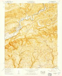 Dungannon 1957 topographic map thumbnail