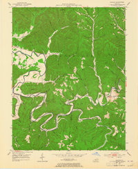 Bangor 1953 topographic map thumbnail