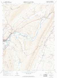Frankstown 1963 topographic map thumbnail