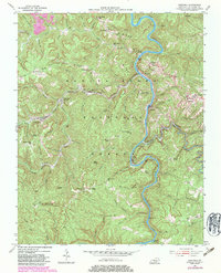 Barthell 1954 topographic map thumbnail