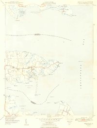 Deltaville 1948 topographic map thumbnail