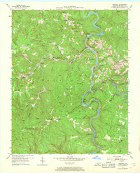 Barthell 1954 topographic map thumbnail
