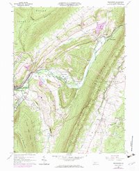 Frankstown 1963 topographic map thumbnail