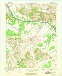 Beech Grove 1952 topographic map thumbnail