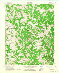 Bee Spring 1966 topographic map thumbnail