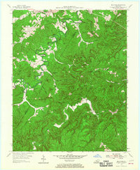 Bell Farm 1954 topographic map thumbnail