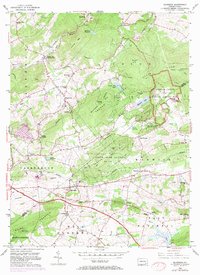 Elverson 1956 topographic map thumbnail