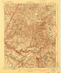Big Clifty 1932 topographic map thumbnail