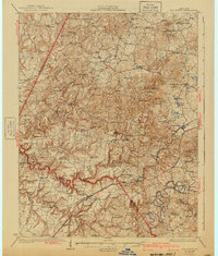 Big Clifty 1932 topographic map thumbnail