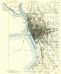 Buffalo 1901 topographic map thumbnail