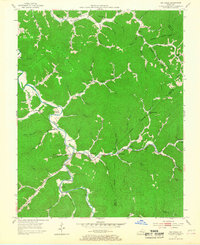 Big Creek 1953 topographic map thumbnail