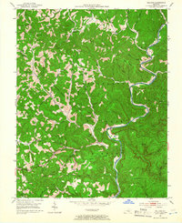 Billows 1952 topographic map thumbnail