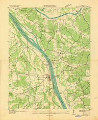 Birmingham 1936 topographic map thumbnail