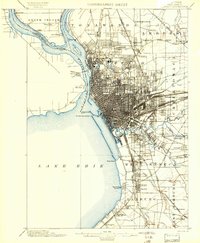 Buffalo 1901 topographic map thumbnail