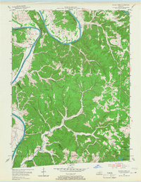 Blacks Ferry 1954 topographic map thumbnail