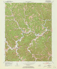 Blaine 1953 topographic map thumbnail