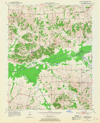 Blandville 1951 topographic map thumbnail