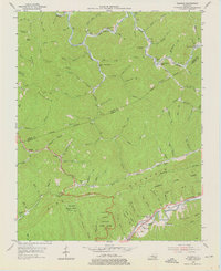 Bledsoe 1954 topographic map thumbnail