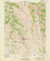 Bloomfield 1953 topographic map thumbnail