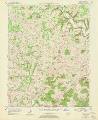 Bobtown 1954 topographic map thumbnail