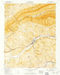 Chilhowie 1958 topographic map thumbnail