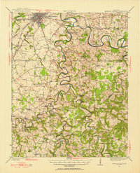 Bowling Green 1921 topographic map thumbnail