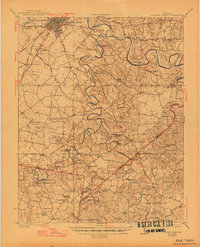 Bowling Green 1923 topographic map thumbnail
