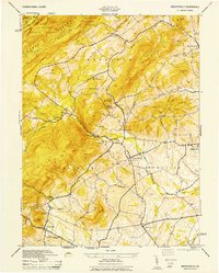 Arendtsville 1944 topographic map thumbnail