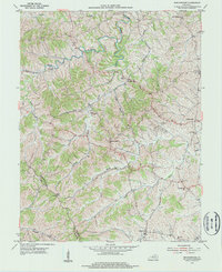 Breckinridge 1953 topographic map thumbnail