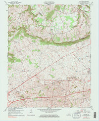 Bristow 1965 topographic map thumbnail