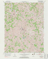 Brooksville 1952 topographic map thumbnail
