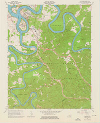 Burnside 1965 topographic map thumbnail