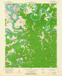 Burnside 1954 topographic map thumbnail